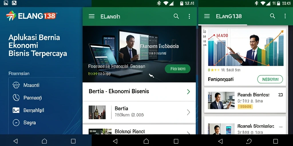 Antarmuka aplikasi ELANG138 yang informatif dan interaktif.