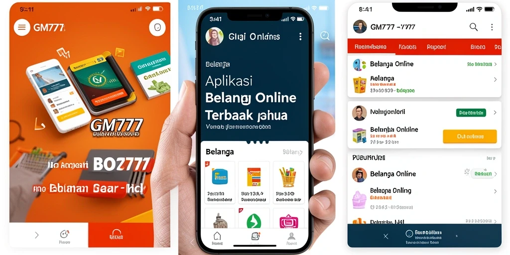 Antarmuka pengguna GM777 yang sederhana dan mudah digunakan.